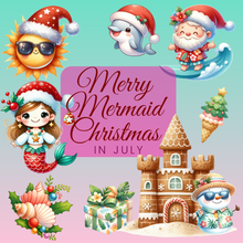 Load image into Gallery viewer, A Merry Mermaid Christmas in July Box