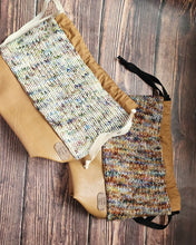 Load image into Gallery viewer, Floral Keepsake Knitted Knapsack