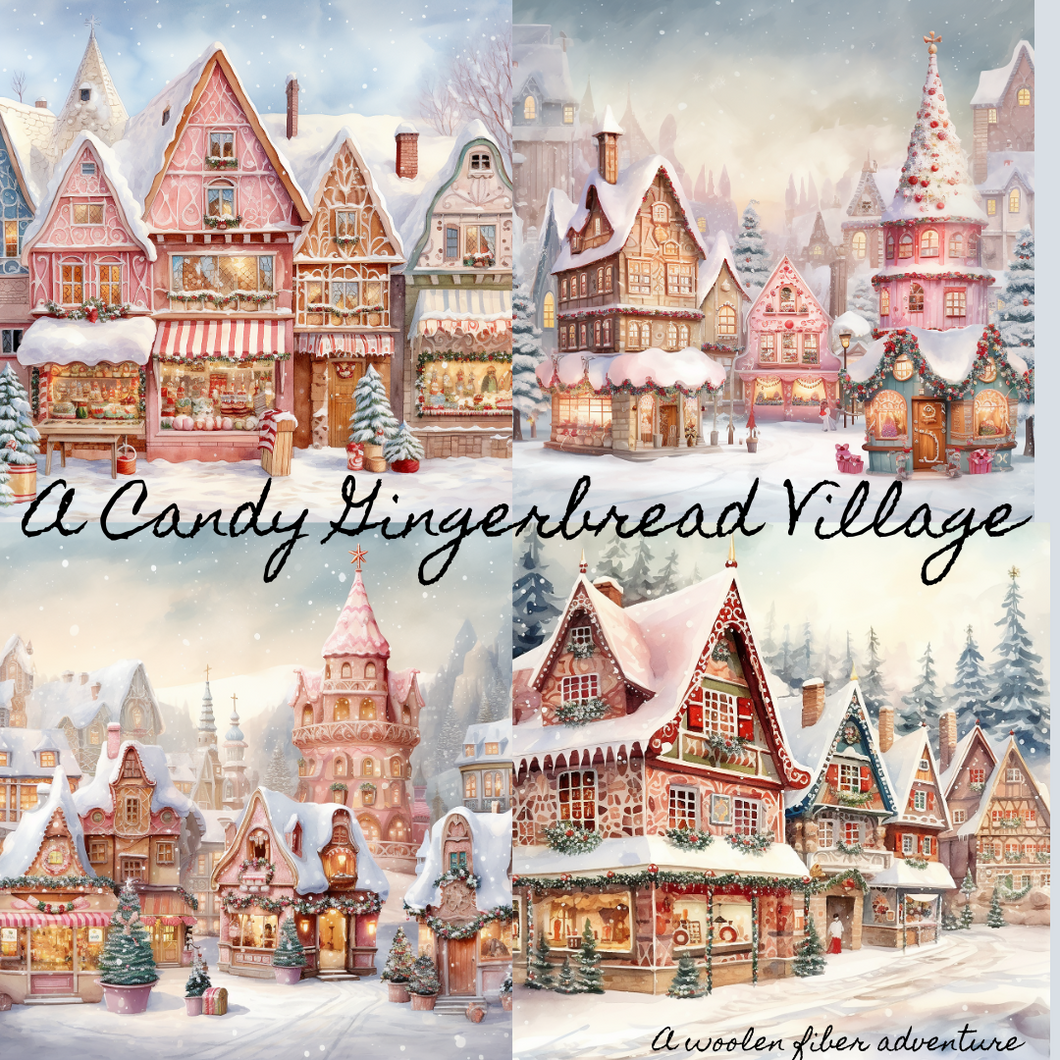 Winter Solstice Fiber Adventure Box: A Woolen Holiday Village
