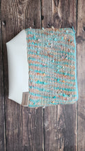 Load image into Gallery viewer, Tan Lines &amp; Blue Skies Knitted Knapsack
