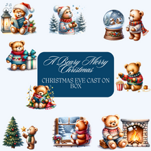 Load image into Gallery viewer, A Beary Merry Christmas eve cast on box
