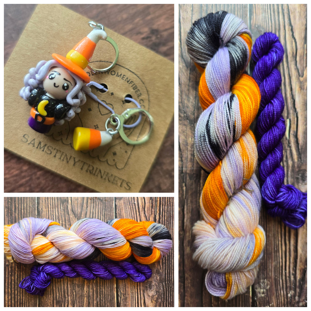 Candy Corn Coven sock set