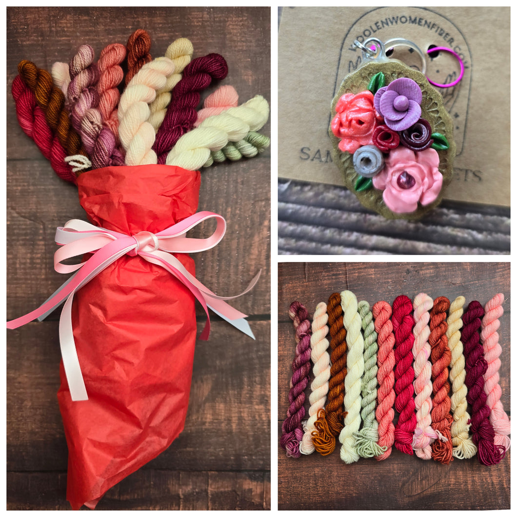 Rust And Roses Rust and Roses Bouquet – WoolenWomenFibers