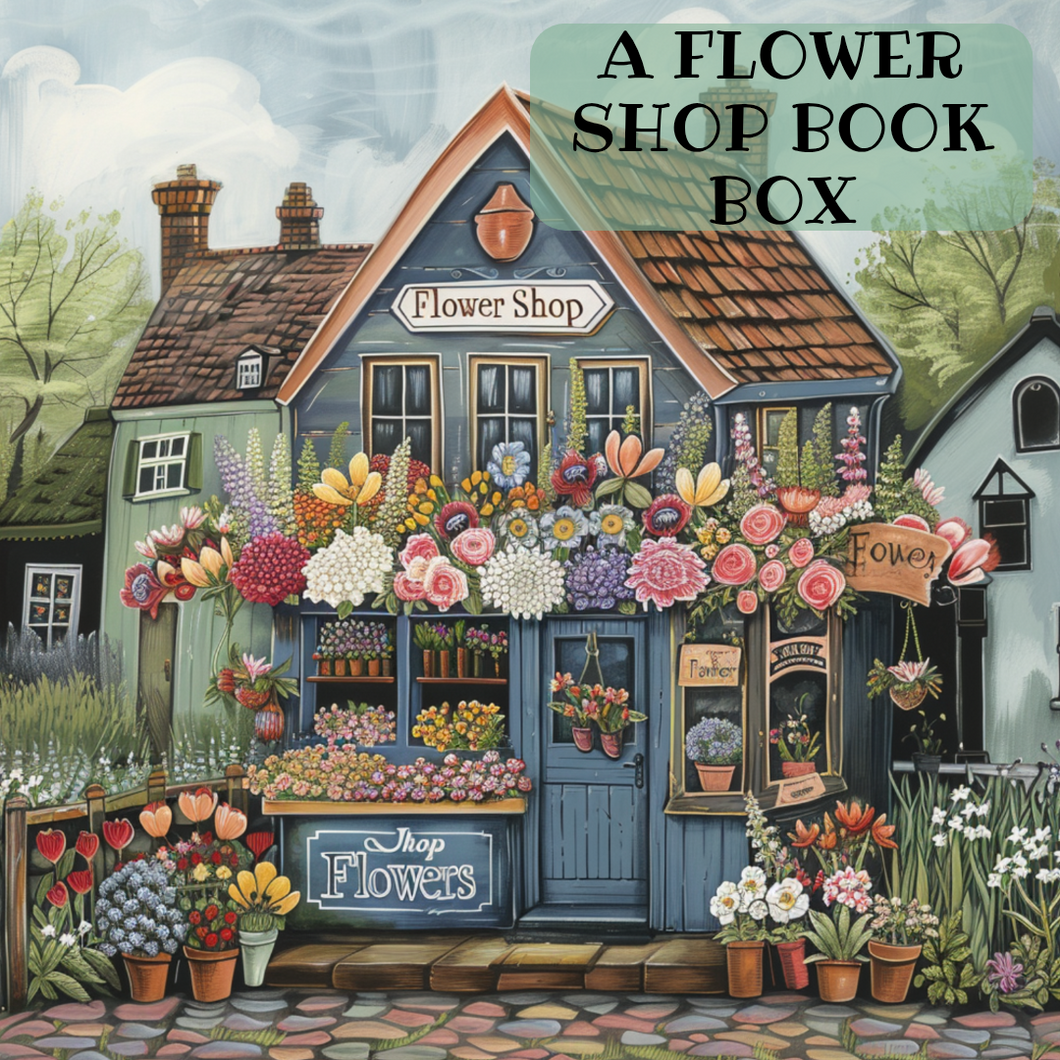 A woolen book box: flower shop