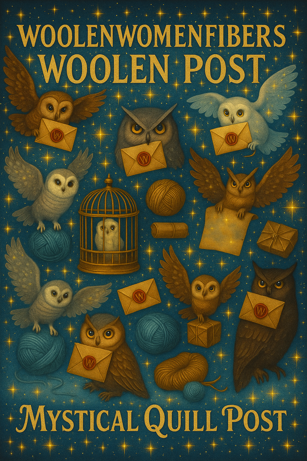 A Woolen Post: Mystical Quill Post