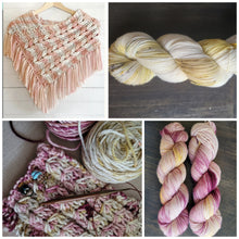 Load image into Gallery viewer, Lovey Dovey Heart &amp; Fringe Cowl yarn Kit
