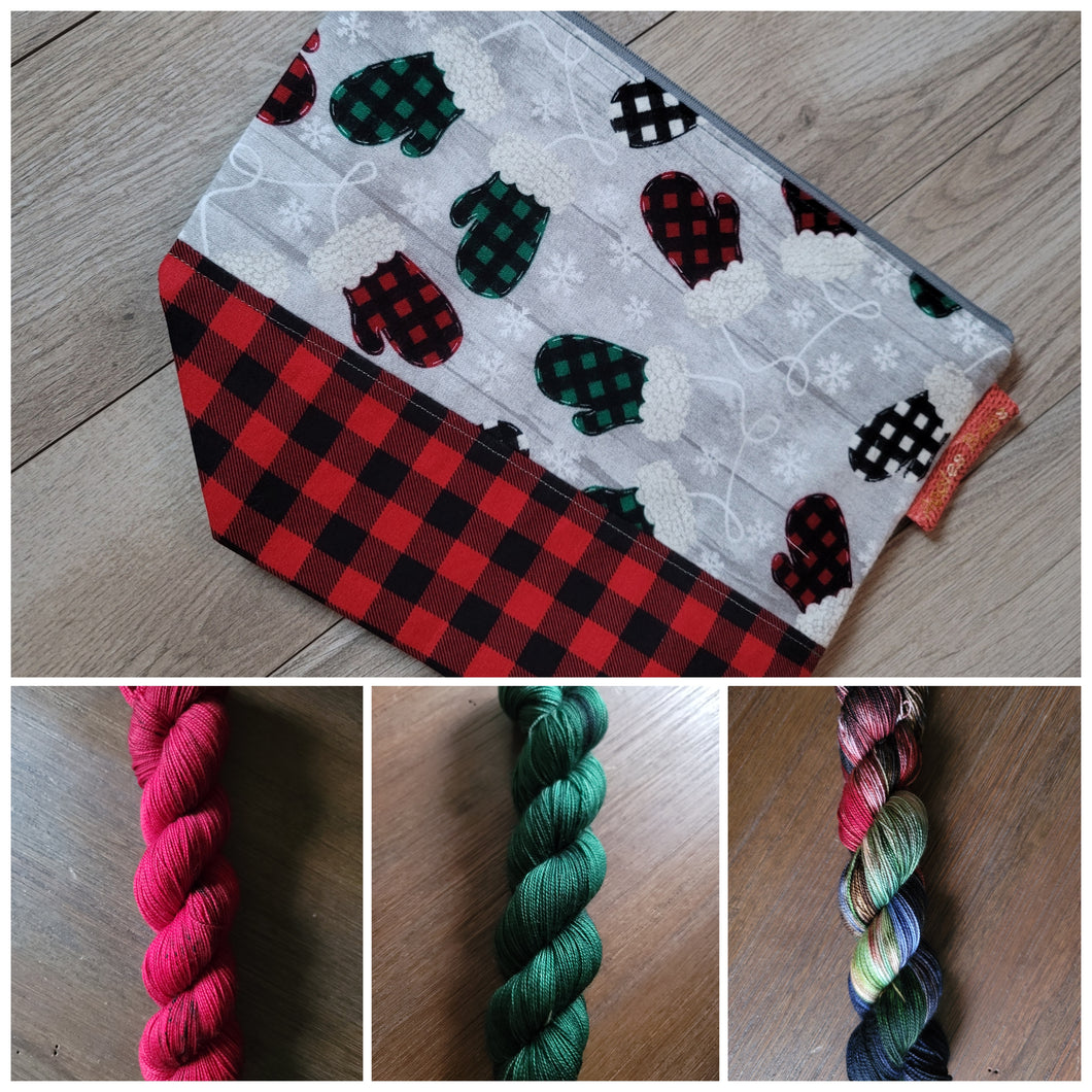Woolen Mittens knit kit